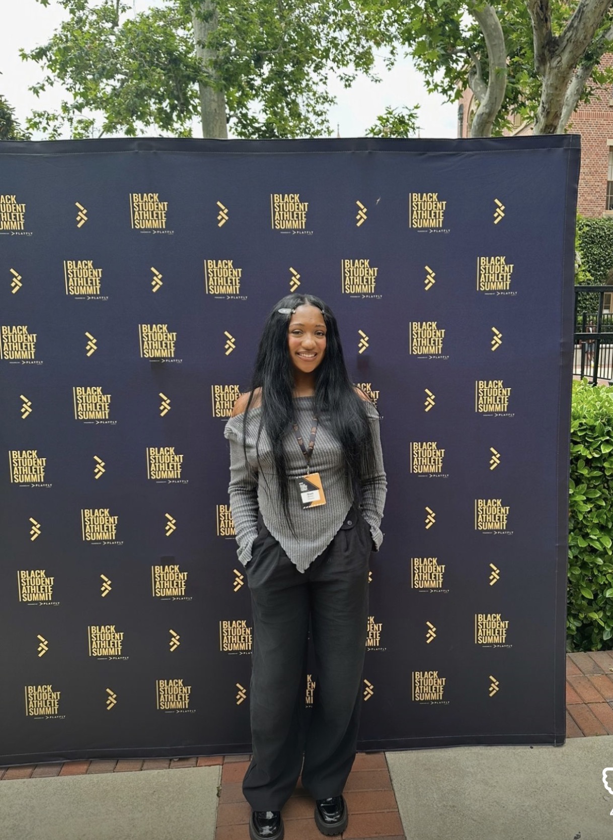 Siani Brown at the Black Student Athlete Summit
